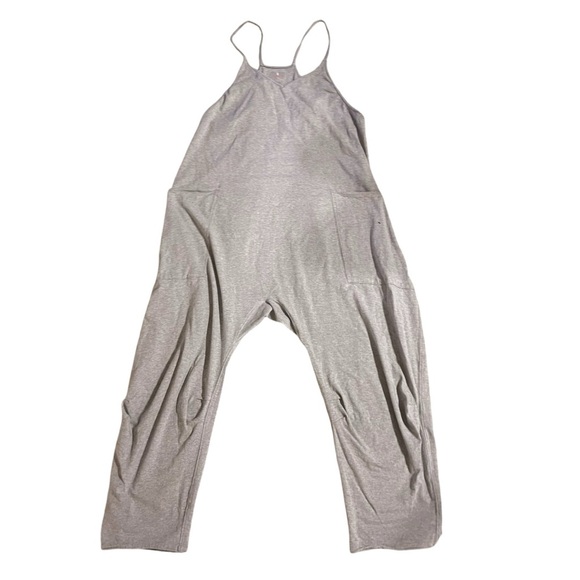 Free People x FP Movement Hot Shot Onesie in Heather Grey - Picture 8 of 11